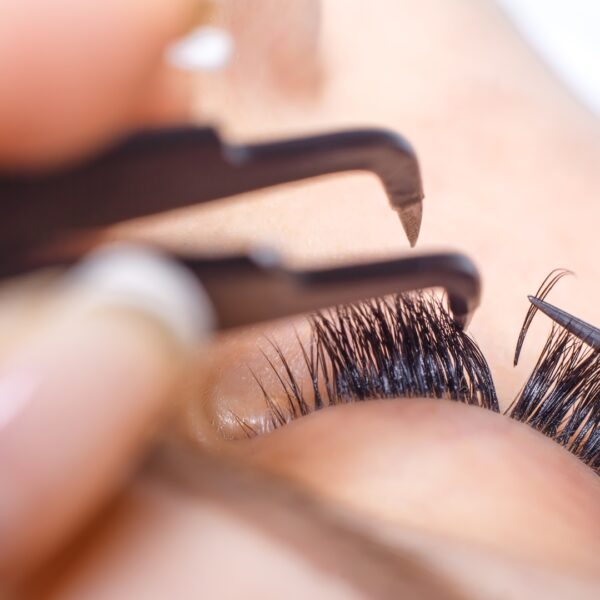 Lash artistry close-up