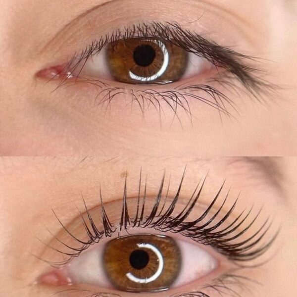 Lash lift and tint results